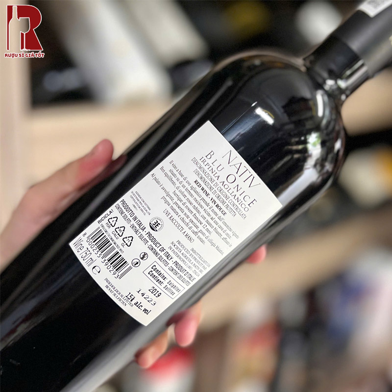 Rượu Vang Ý Đỏ Nativ Blu Onice nhập khẩu giá rẻ chính hãng