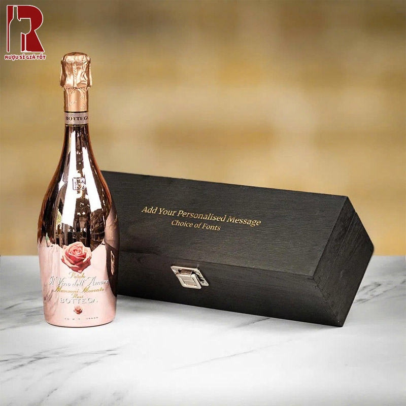 Giá Rượu Vang Nổ Bottega Vino Dell'Amore Petalo Manzoni Moscato Spumante Rosato Sweet