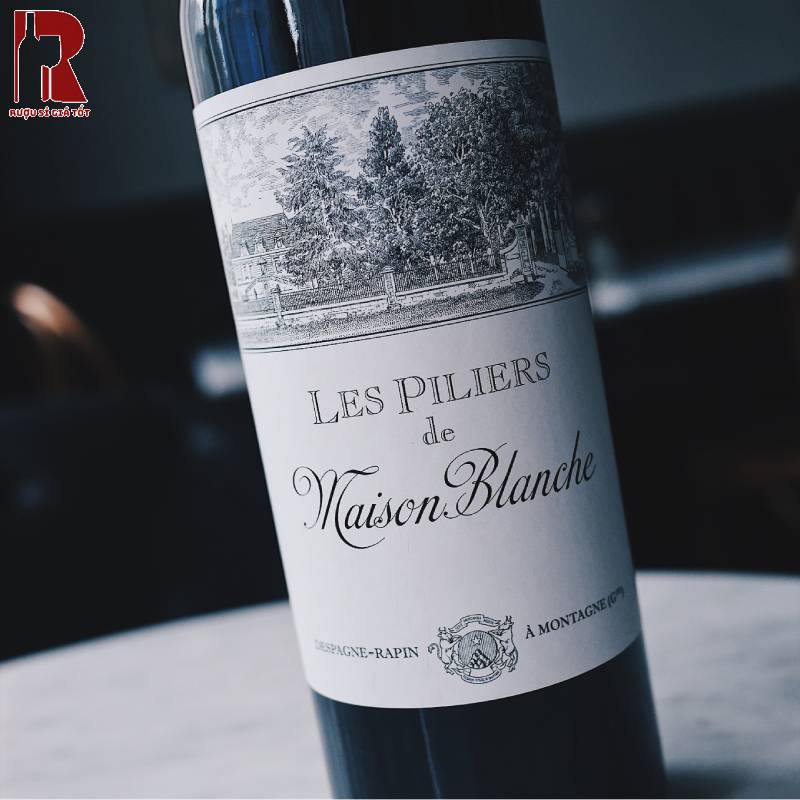 Giá Rượu Vang Pháp Đỏ Les Piliers de Maison Blanche Montagne Saint Emilion Tại Việt Nam