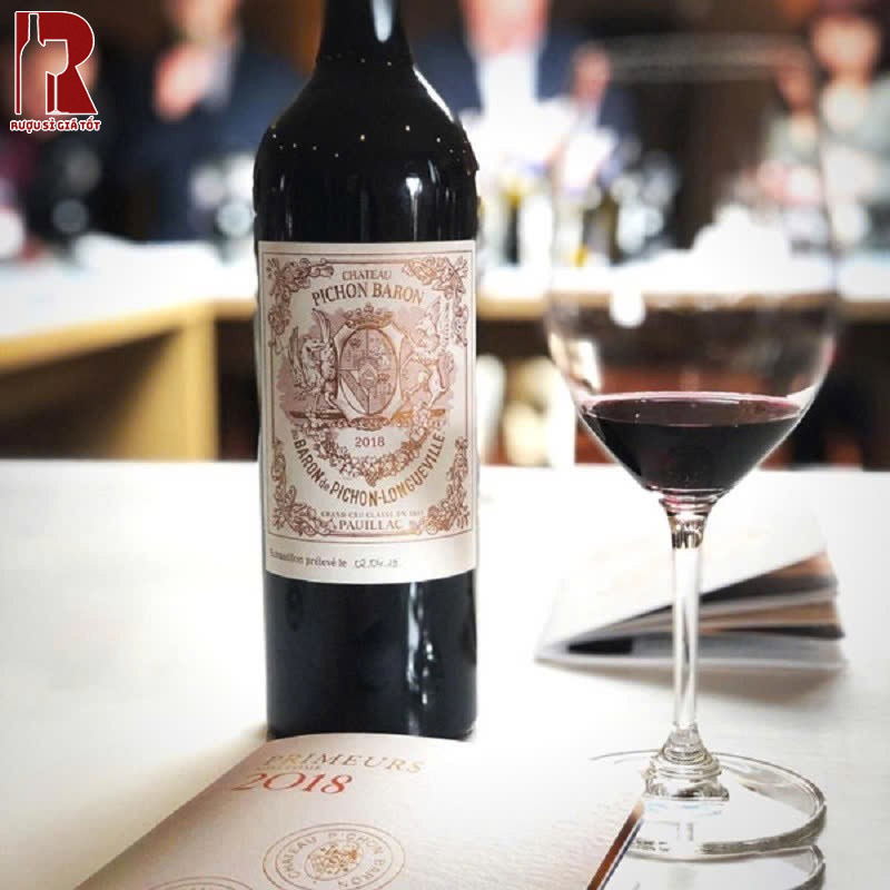 Cách Thưởng Thức Rượu Vang Pháp Đỏ Chateau Pichon Longueville Baron Pauillac 2eme Grand Cru Classe