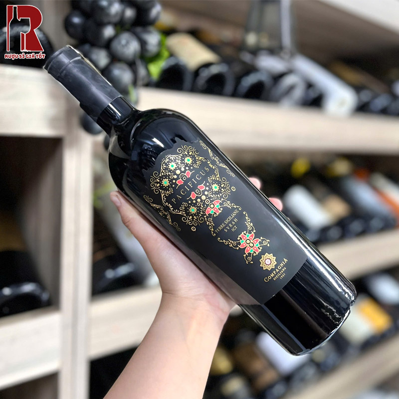 Rượu Vang Ý Đỏ Pacificus Syrah Terre Siciliane IGT nhập khẩu chính hãng