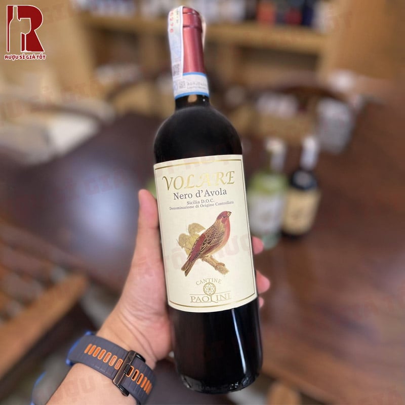 Rượu Vang Ý Đỏ Paolini Volare Nero D'Avola nhập khẩu chính hãng giá rẻ