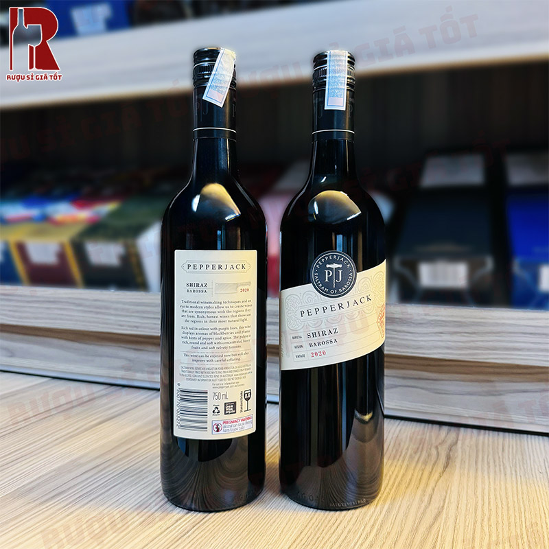 Giá Rượu Vang Úc Đỏ Pepper Jack Barossa Valley Shiraz bao nhiêu?