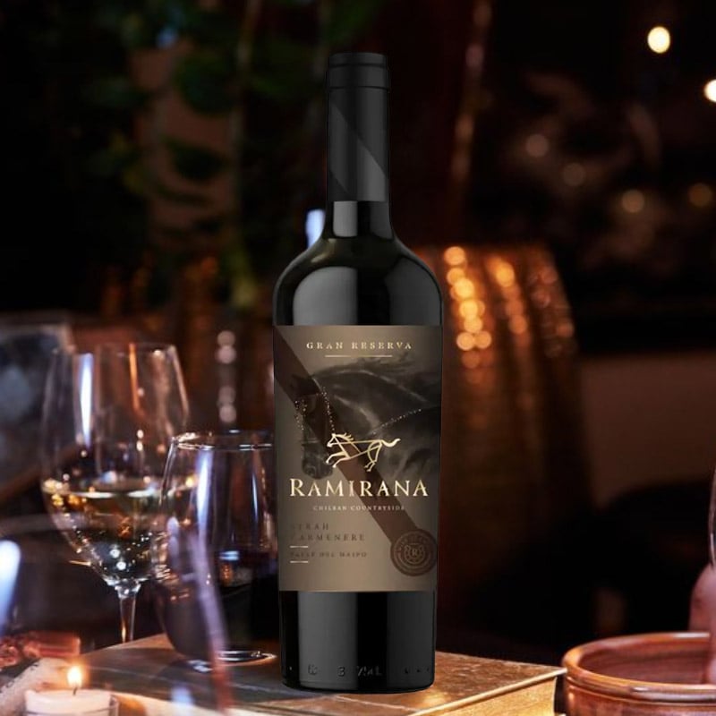 Giá rượu vang Ramirana Gran Reserva Syrah Carmenere bao nhiêu?