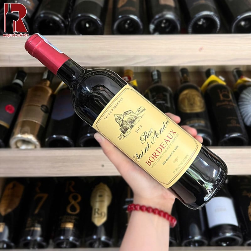 Rượu Vang Pháp Đỏ Roc Saint Andre Bordeaux Nhập Khẩu Chính Ngạch