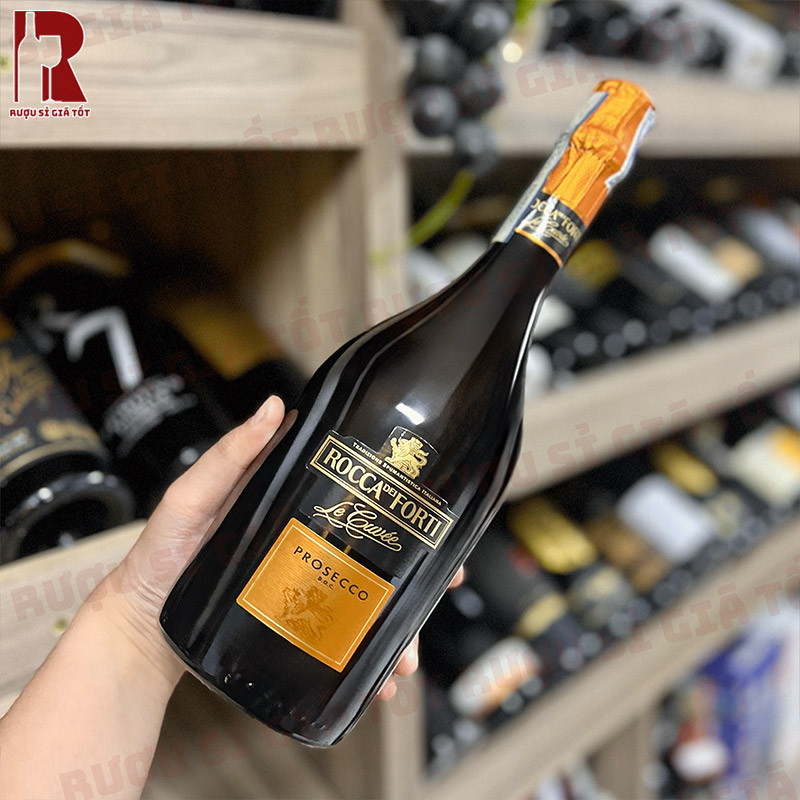 Rượu Vang Nổ Rocca Dei Forti Le Cuvee Prosecco DOC nhập khẩu giá rẻ