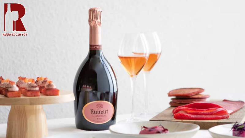 Champagne Ruinart Rose nhập khẩu
