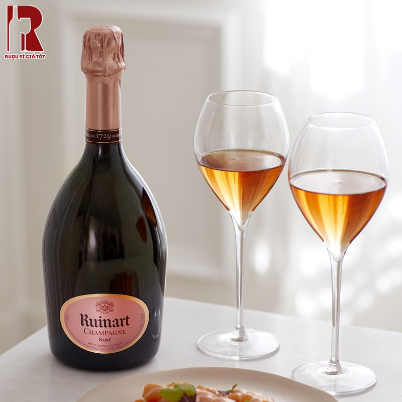Champagne Ruinart Rose nhập khẩu chính hãng