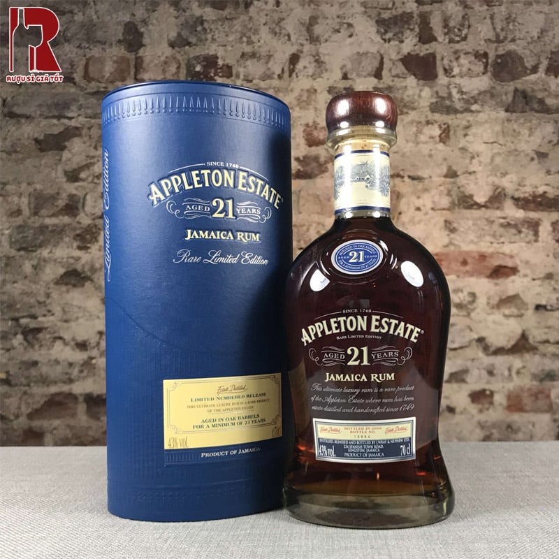 Rượu Rum Appleton Estate 21 Năm nhập khẩu