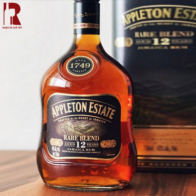 Rượu Rum Appleton Estate Rare Blend 12 Năm nhập khẩu chính hãng giá rẻ