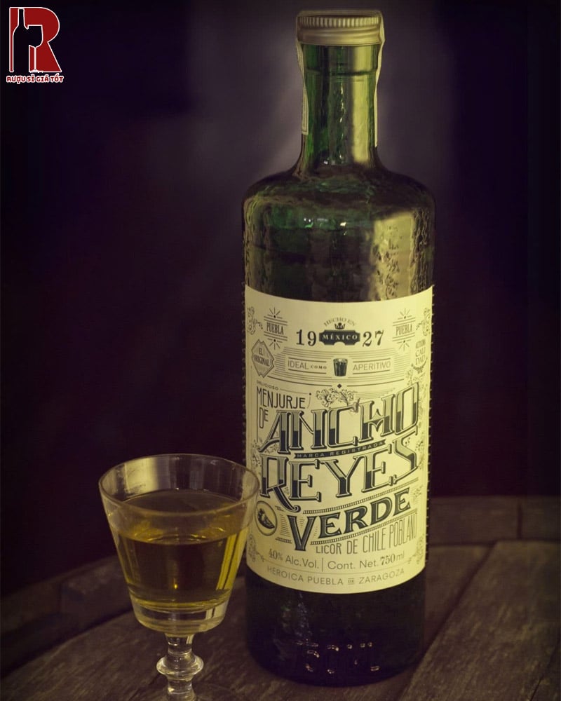 Hương Vị Rượu Ancho Reyes Verde Chili Liqueur