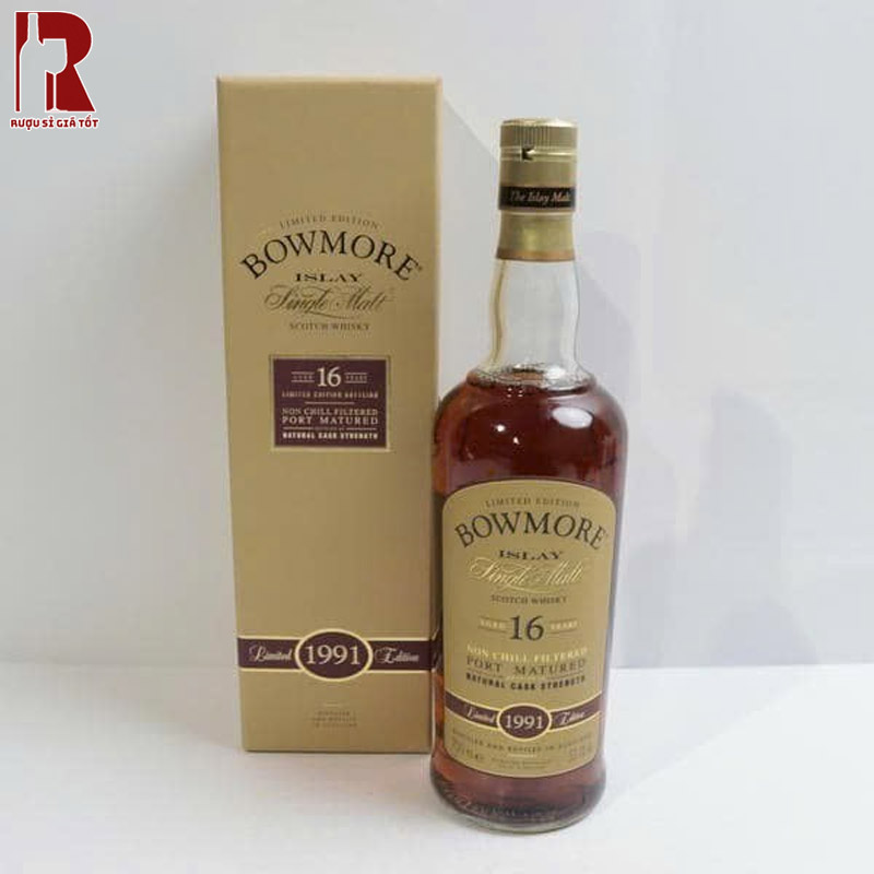 Rượu Bowmore 16 Năm Giá Hiện Nay Bao Nhiêu?
