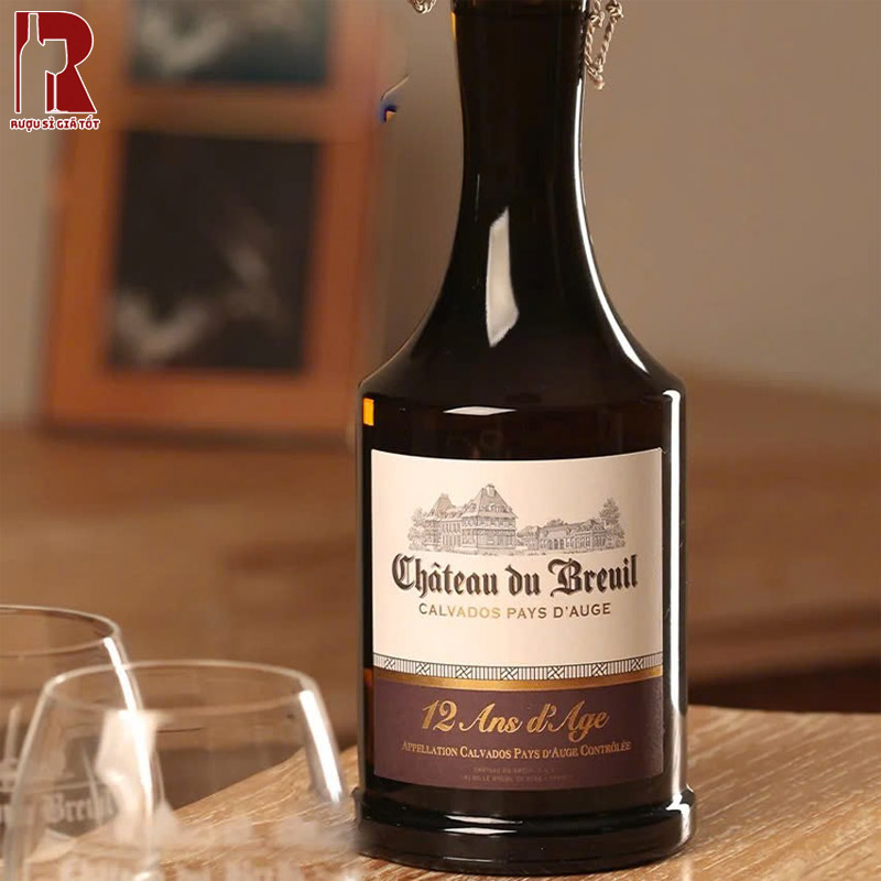 Thưởng Thức Rượu Calvados Chateau du Breuil 12 Ans d'Age Calvados Pays d'Auge