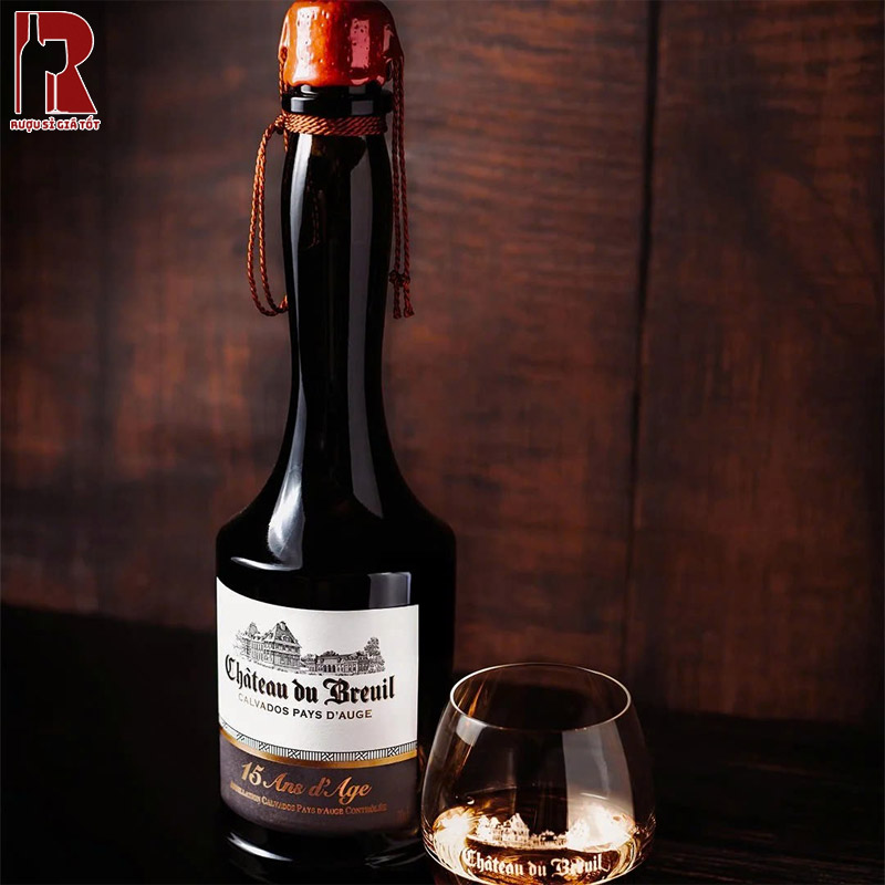 Thưởng Thức Rượu Calvados Chateau du Breuil 15 Ans d'Age Calvados Pays d'Auge