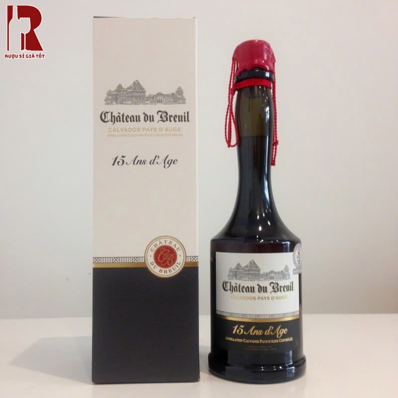 Rượu Calvados Chateau du Breuil 15 Ans d'Age Calvados Pays d'Auge Giá Rẻ
