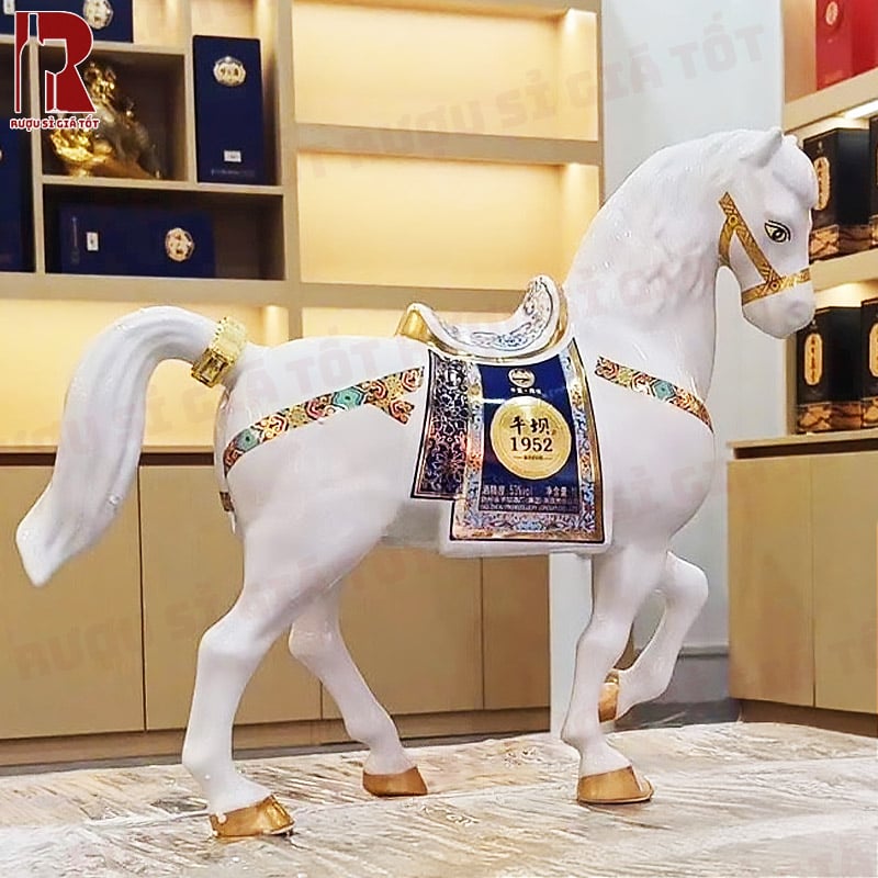 Mua Rượu Cao Lương Quý Châu 1952 Bình Linh Vật Ngựa Sứ giá tốt