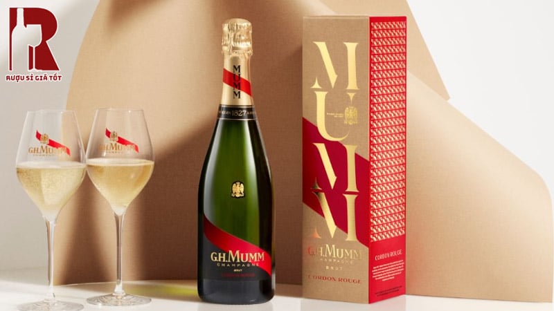 Rượu Champagne GH Mumm giá tốt