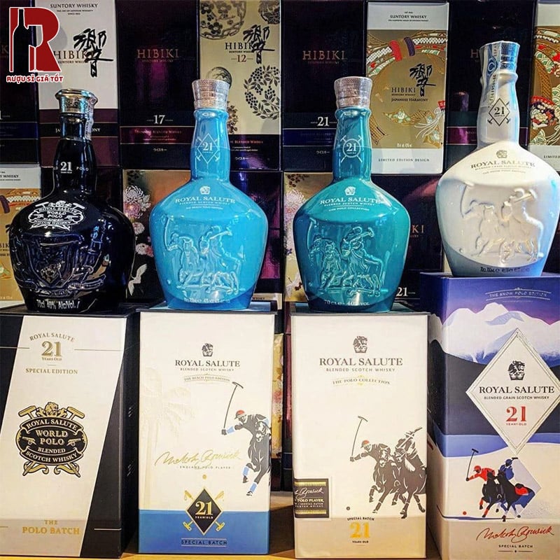 Rượu Chivas Royal Salute 21 Polo Edition Các Loại
