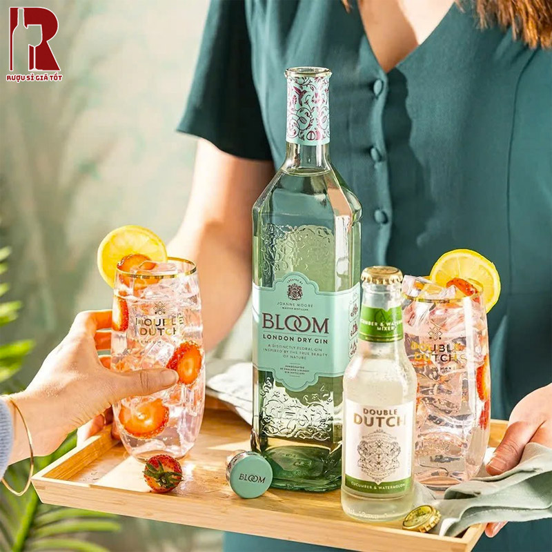 Pha Chế Rượu Gin Bloom London Dry 1000ml