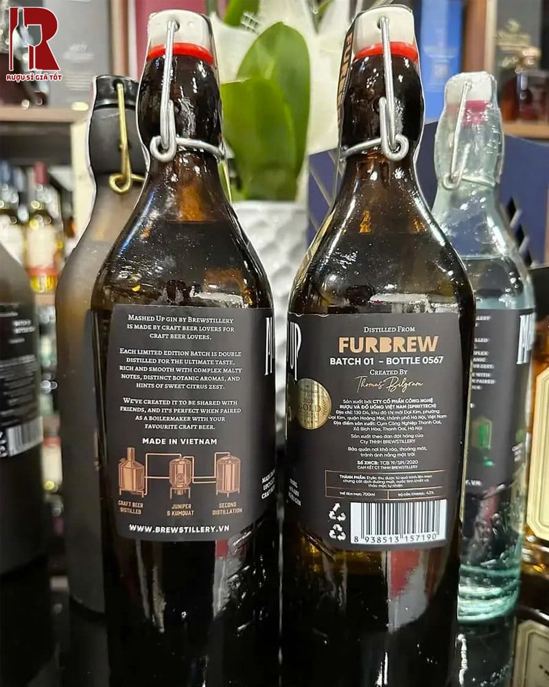 Rượu Gin Brewstillery Mashed Up Furbrew Giá Tốt