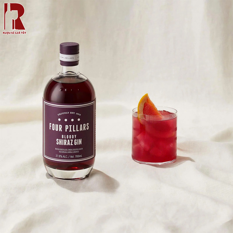 Pha Chế Rượu Gin Four Pillars Bloody Shiraz
