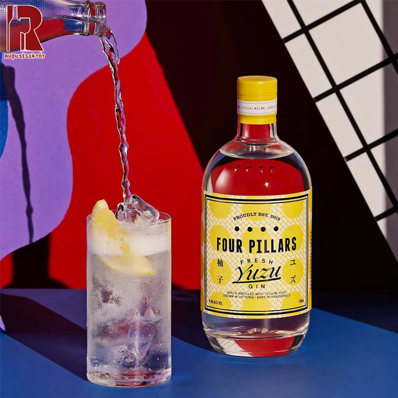 Rượu Gin Four Pillars Fresh Yuzu Giá Hiện Nay Bao Nhiêu?