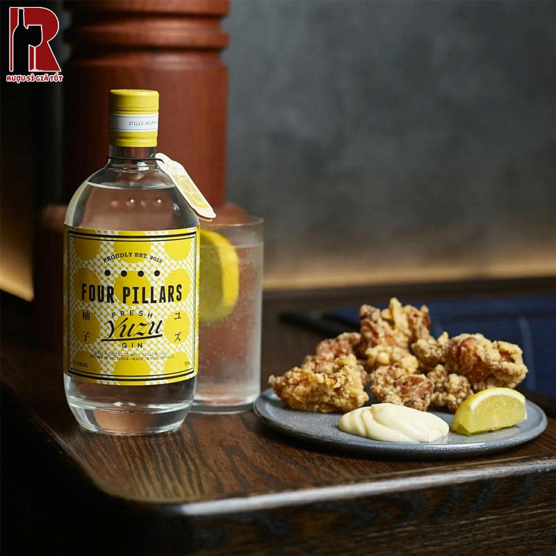 Rượu Gin Four Pillars Fresh Yuzu Ăn Với Gì?