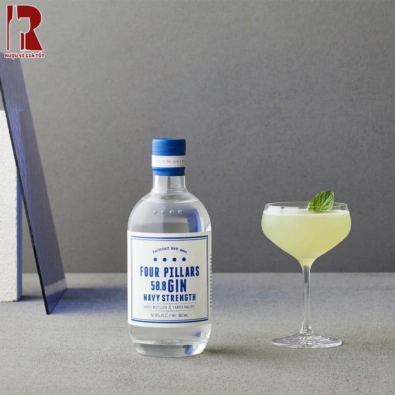 Rượu Gin Four Pillars Navy Strength Giá Bao Nhiêu?