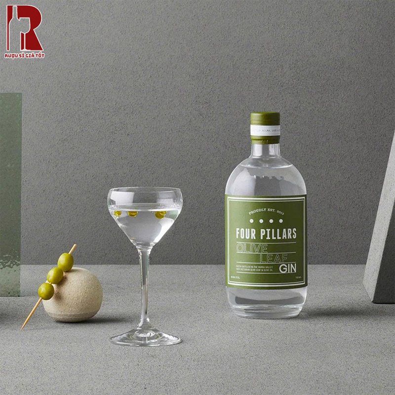 Thưởng Thức Rượu Gin Four Pillars Olive Leaf Ngon Nhất