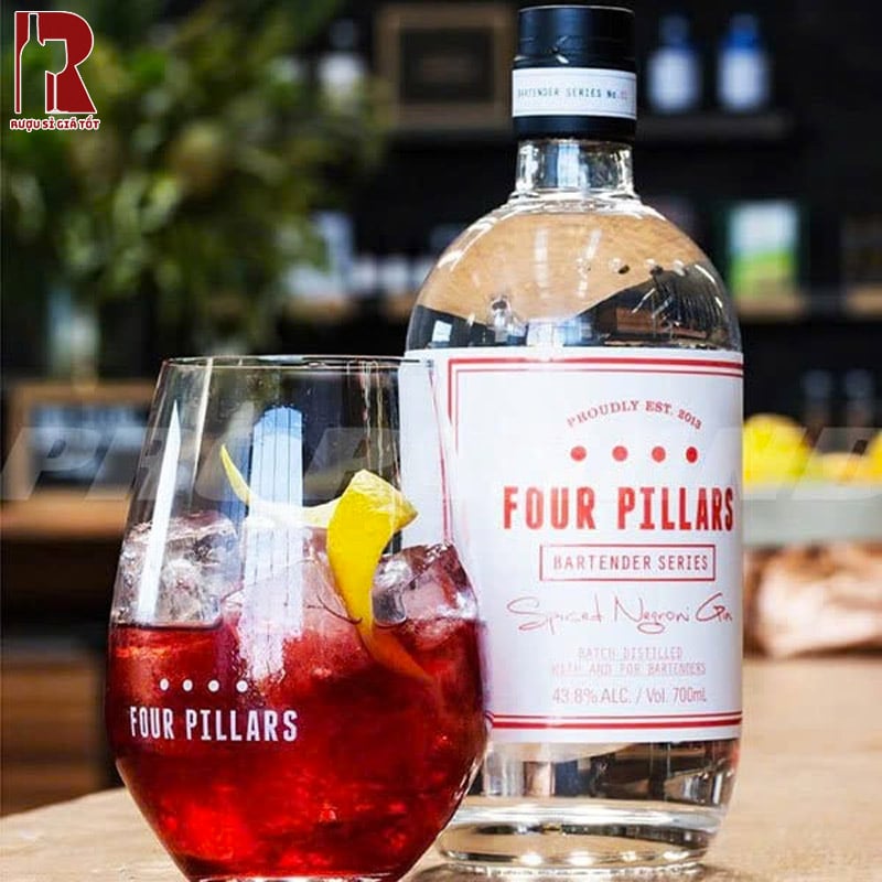 Pha Chế Rượu Gin Four Pillars Spiced Negroni