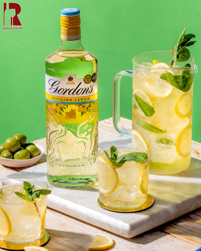 Mua Rượu Gin Gordon's Sicilian Lemon Chất Lượng Ở Đâu?