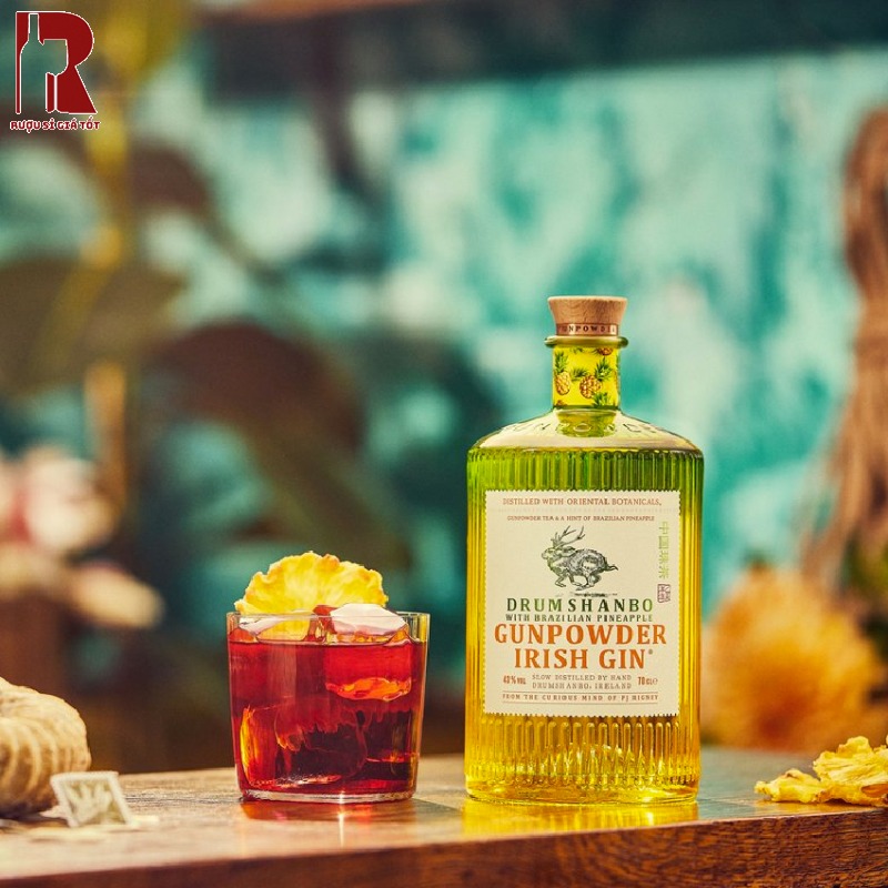 Giá Rượu Gin Ireland Gunpowder Drumshanbo Brazilian Pineapple Hiện Nay