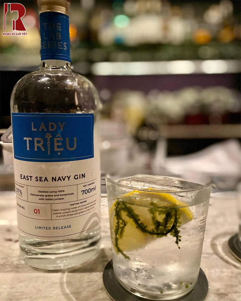 Pha Chế Cocktail Với Rượu Gin Lady Triệu East Sea Navy