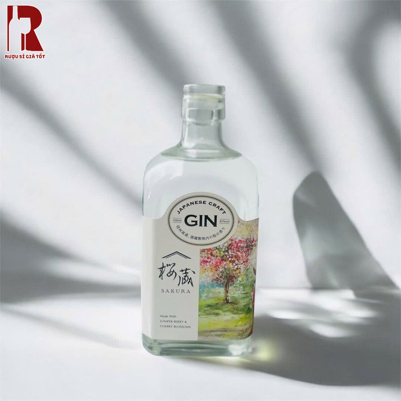 Rượu Gin Sakura Giá Hiện Nay Bao Nhiêu?