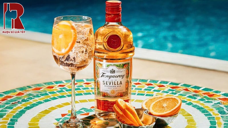 Rượu Gin Tanqueray Flor de Sevilla Nhập Khẩu