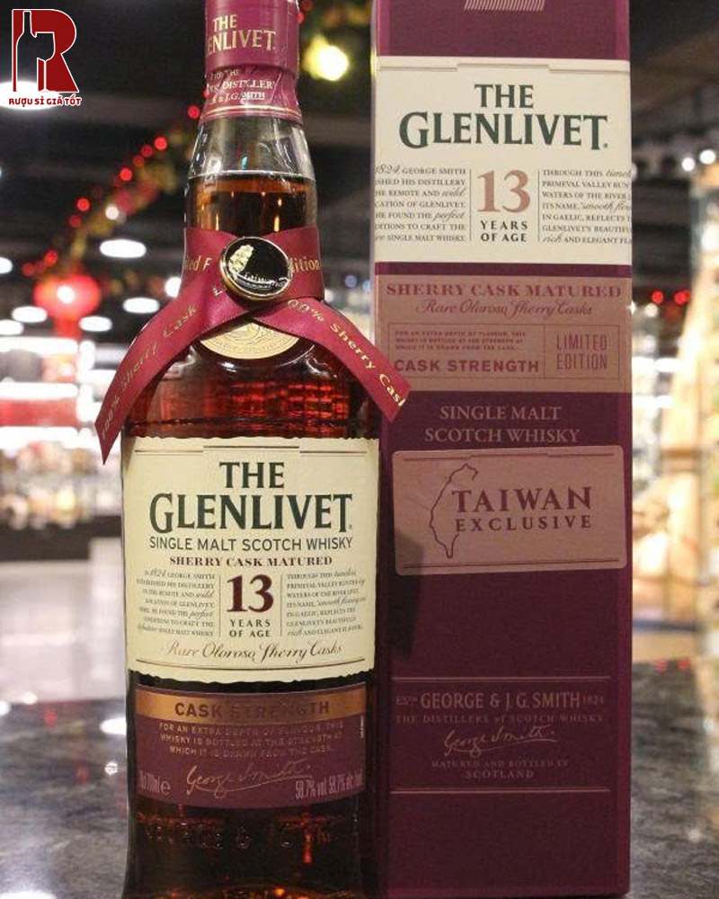 Giá Rượu Glenlivet 13 Năm Cask Strength Taiwan Exclusive
