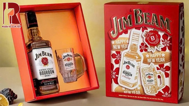 Giá Rượu Jim Beam White Label - Hộp Quà Tết 2026 Bao Nhiêu?