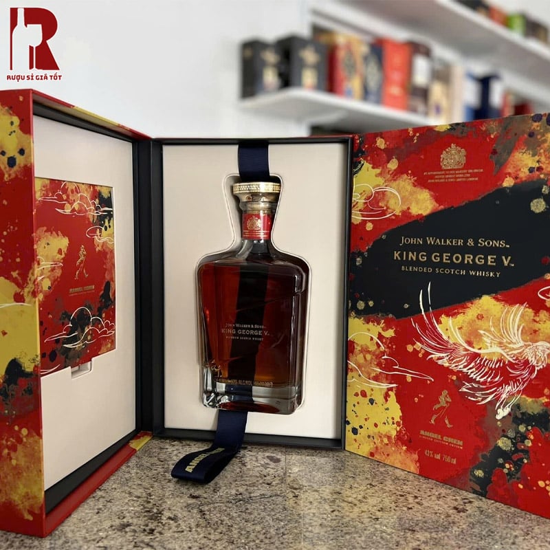 Rượu Johnnie Walker King George V - Hộp Quà Tết Ngon Bổ Rẻ