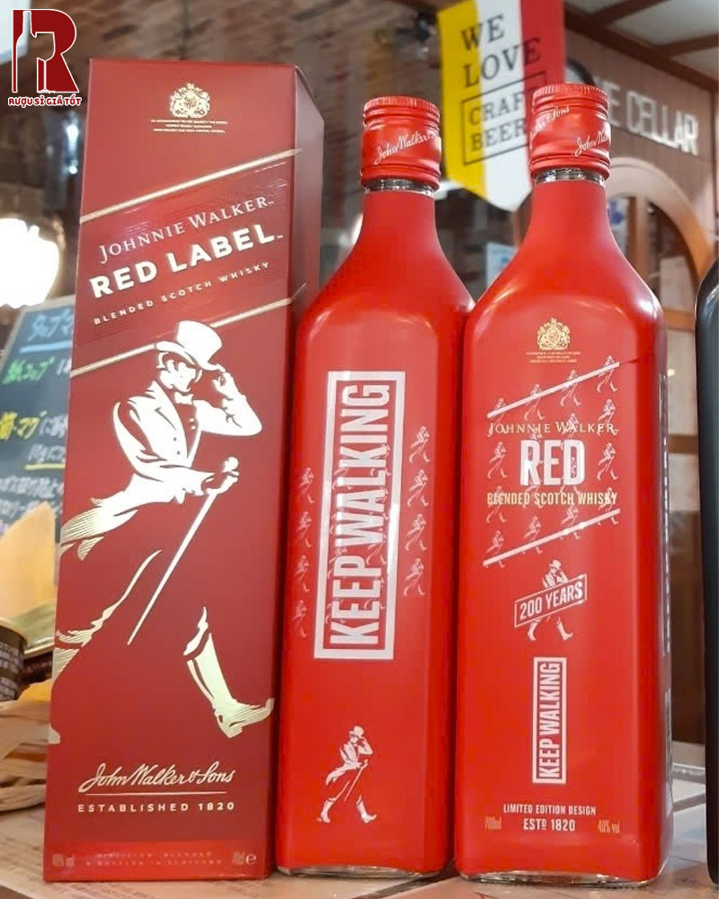Giá Rượu Johnnie Walker Red Label 200 Năm Icons Limited Edition Hiện Nay