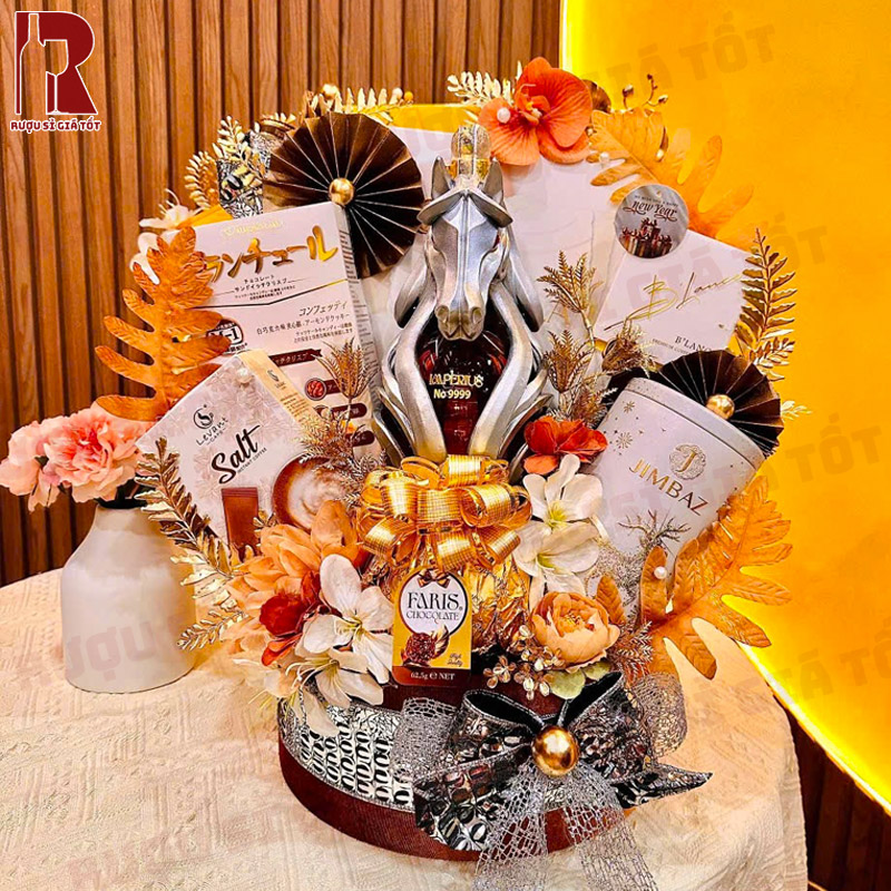 Giá Giỏ Quà Tặng Rượu Chiến Mã Bạch Kim Imperius bao nhiêu?