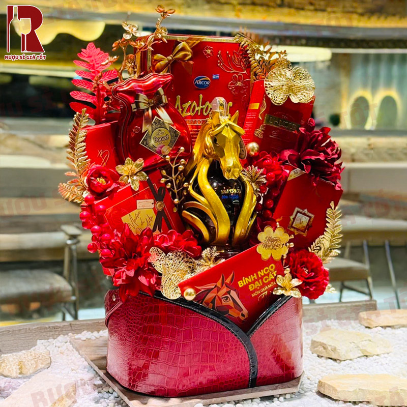 Mua Giỏ Quà Tặng Rượu Chiến Mã Hoàng Kim Imperius giá tốt