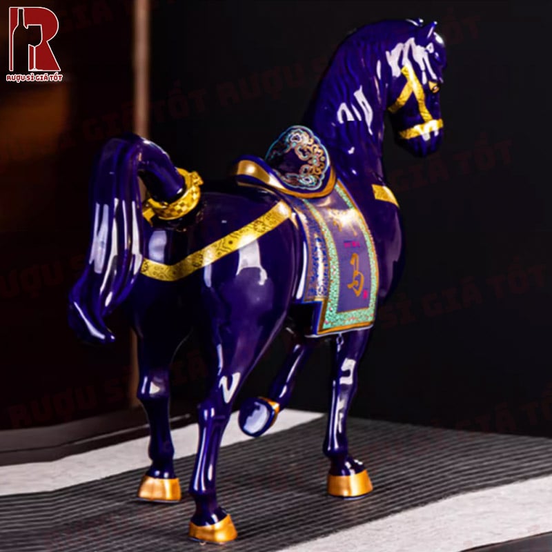 Rượu Cao Lương Quý Châu 1952 bình con ngựa bằng sứ