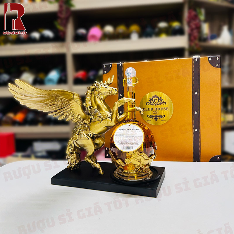 Mua Rượu Linh Vật Ngựa Thần Pegasus Vàng giá rẻ