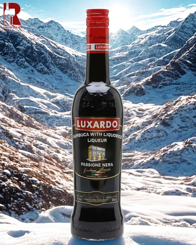 Rượu Luxardo Sambuca Passione Nera Hảo Hạng