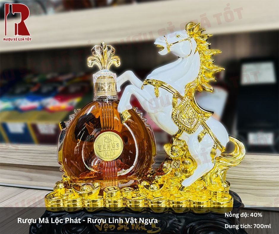 Rượu Mã Lộc Phát - Rượu Linh Vật Ngựa