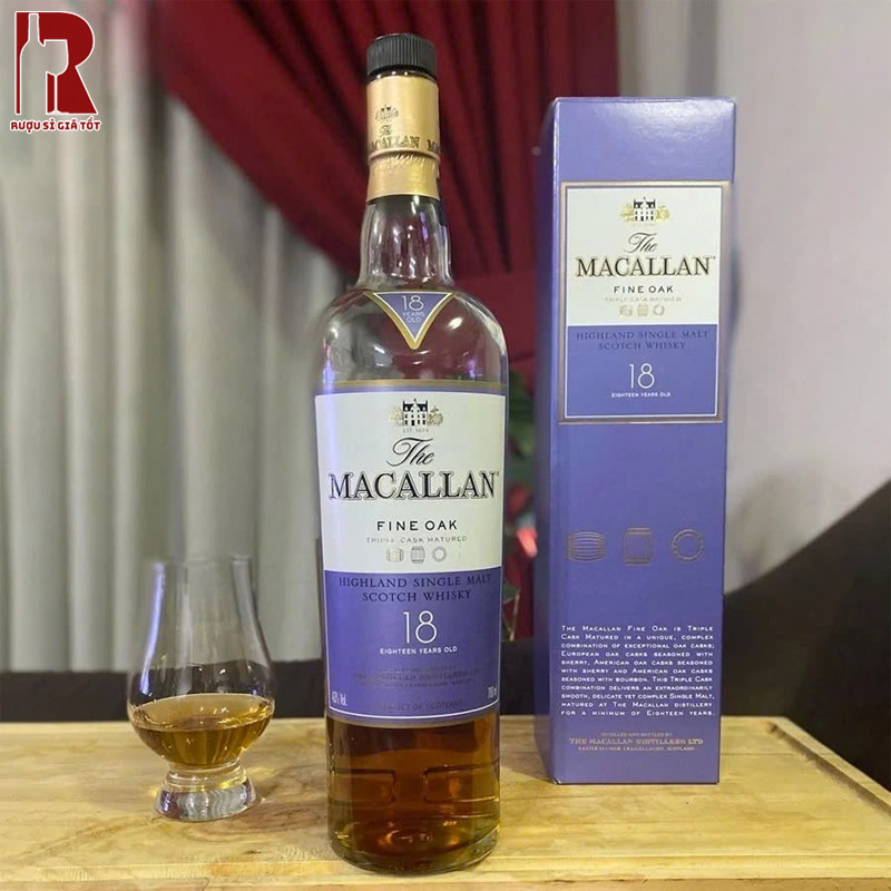 Rượu Macallan 18 Năm Fine Oak Chất Lượng