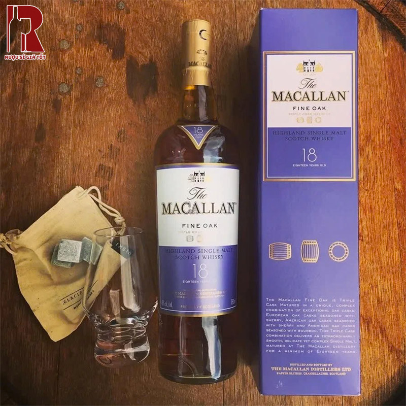 Mua Rượu Macallan 18 Năm Fine Oak Chính Ngạch