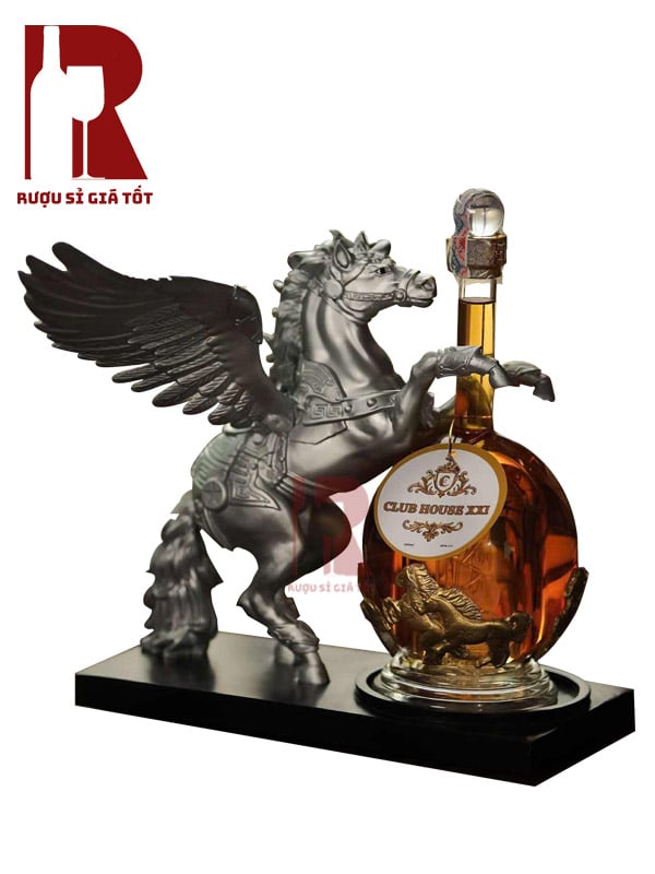 Rượu Linh Vật Ngựa Thần Pegasus Bạc