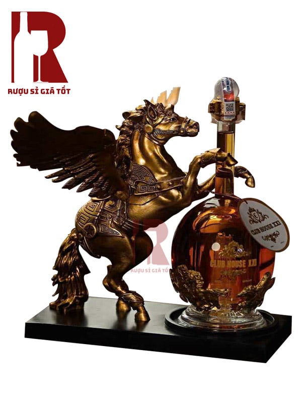 Rượu Linh Vật Ngựa Thần Pegasus Vàng