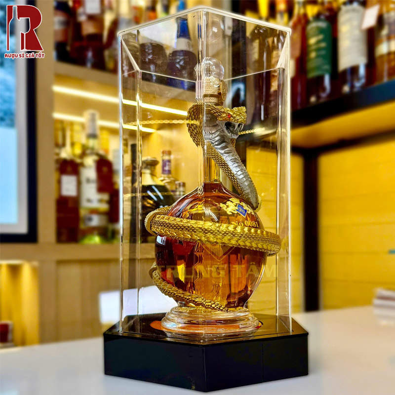 Rượu Rắn Ôm Châu Noble Cognac Hors d’Age - Rượu Linh Vật Giá Hiện Nay